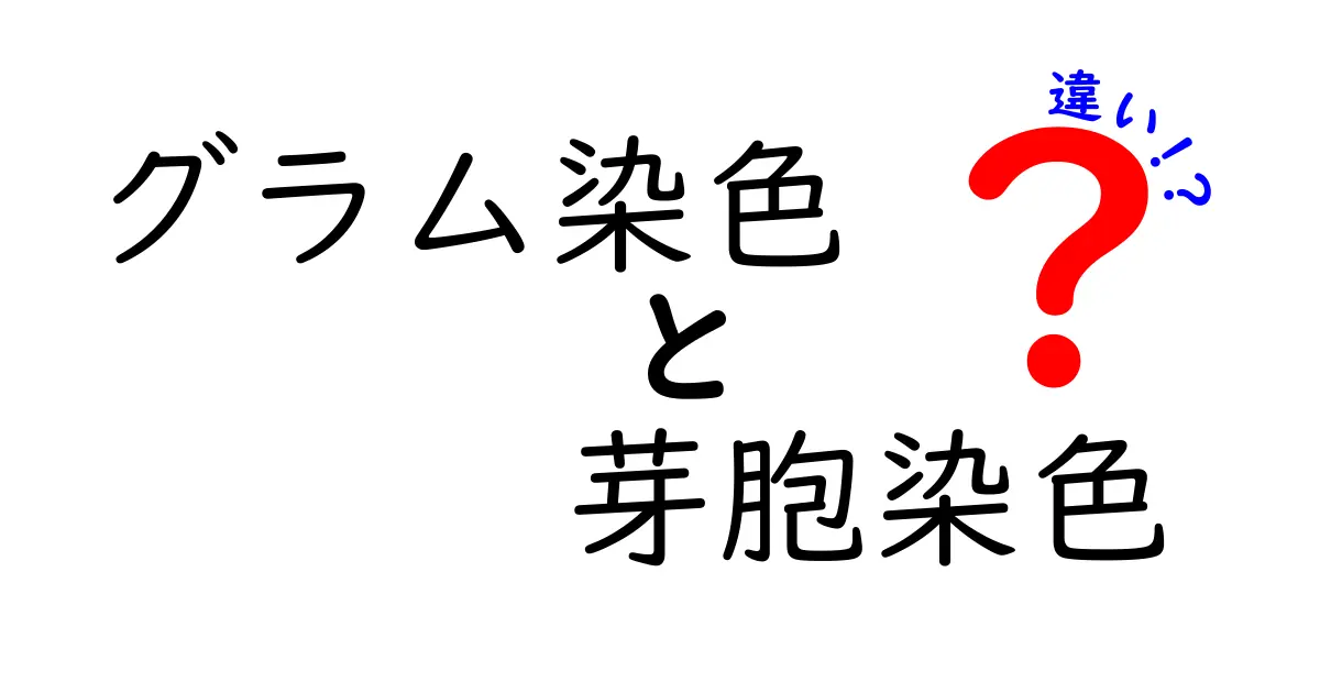 グラム染色と芽胞染色の違いをわかりやすく解説｜細菌の色の秘密を学ぶ