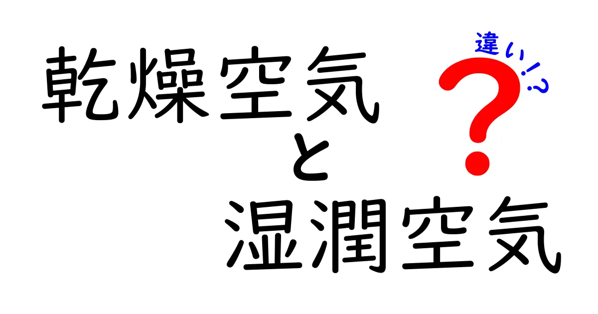 乾燥空気と湿潤空気の違いを徹底解説！風邪予防・肌ケア・快適さを一発で変える実践ガイド