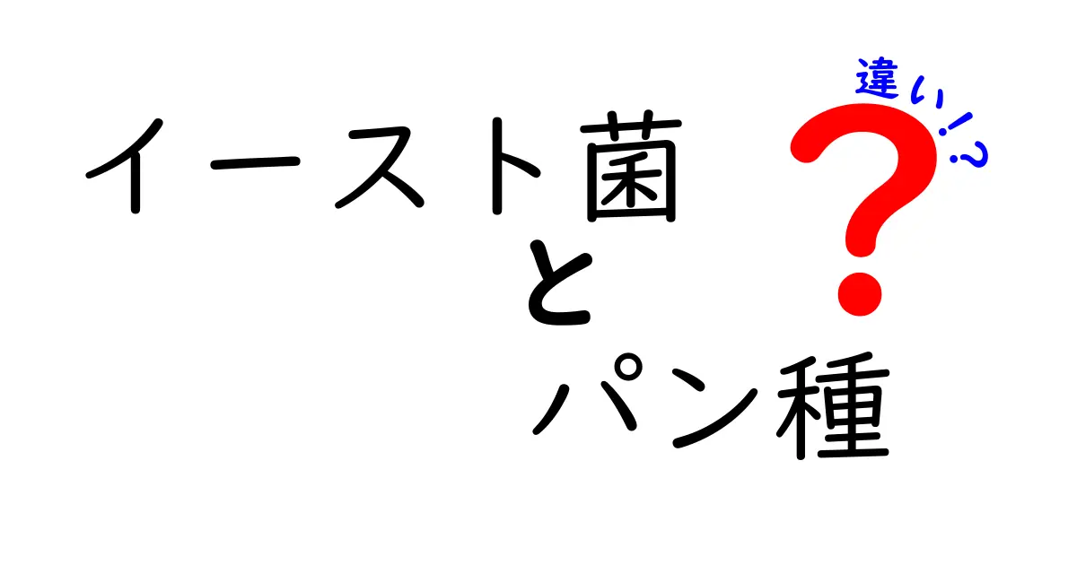 イースト菌とパン種の違いを徹底解説｜パンづくり初心者にもわかるポイント