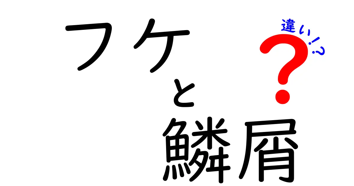 フケと鱗屑の違いを徹底解説 中学生にも分かる見分け方と対策