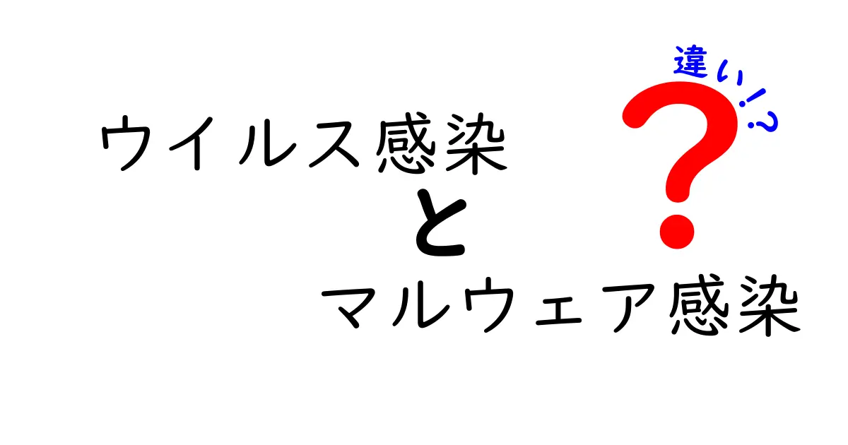 ウイルス感染とマルウェア感染の違いを徹底解説！初心者でも納得できる見分け方と対策