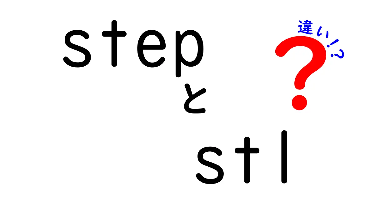 step　stl　違いを徹底解説！初心者でも分かる3Dデータの基本比較