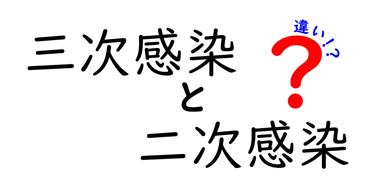 三次感染と二次感染の違いを徹底解説｜感染拡大の仕組みを正しく理解しよう
