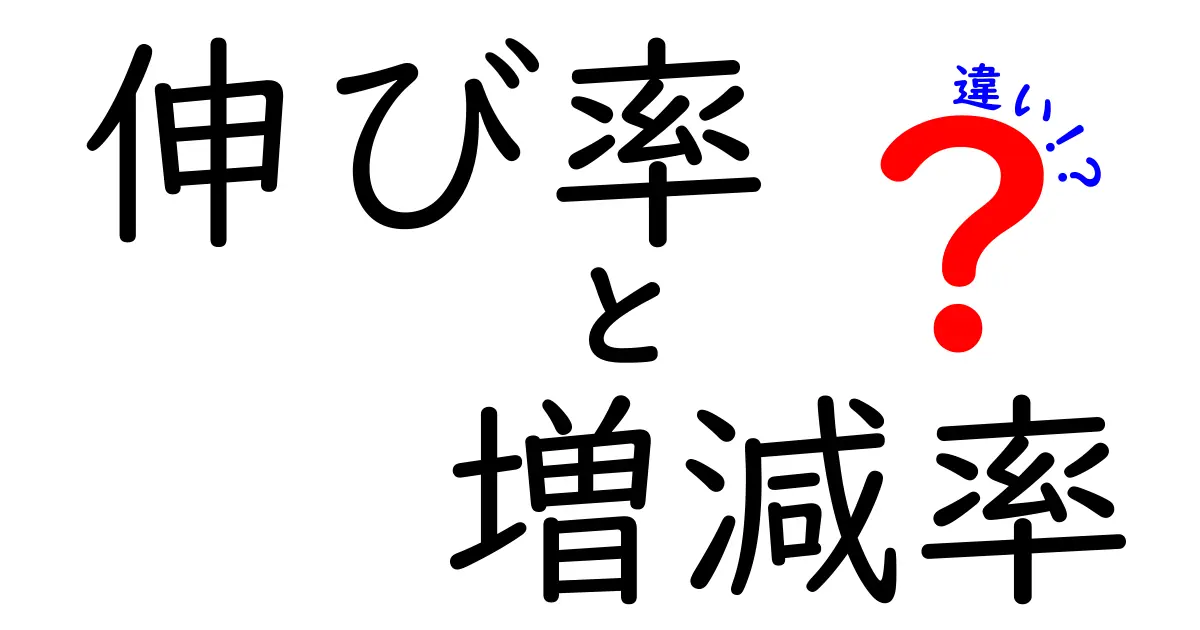 伸び率と増減率の違いをやさしく理解！データを読む力を伸ばす3つのポイント